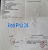 Trục Thông Khu E Kim Long đường 7m5 Hoà Phú 24. S= 100m2 ( 5x20) giá: 5.5 tỷ