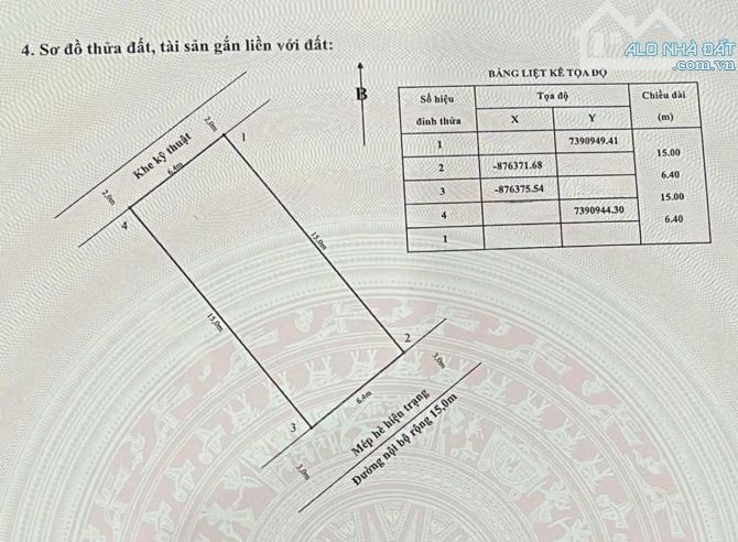Bán đất Lô 26BC LHP gần UBND Quận Ngô Quyền - 96m² - Giá 135tr/m²