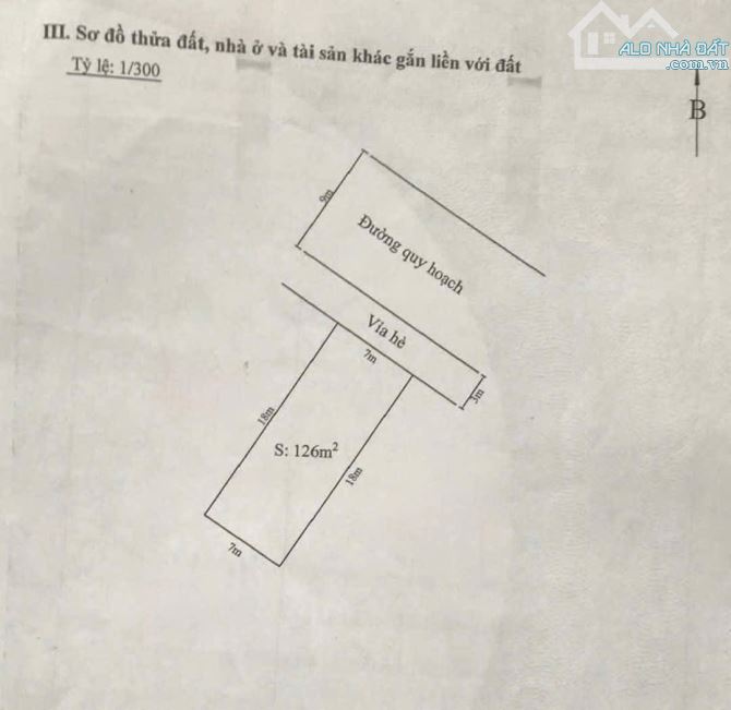 Bán đất lô 10B Lê Hồng Phong - Hải An - Diện tích : 126m2  - Ngang : 7m - Lòng đường đôi