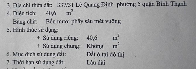 Nhà 2 tầng 3.5x12m 337/31 Lê Quang Định 4.9 tỷ