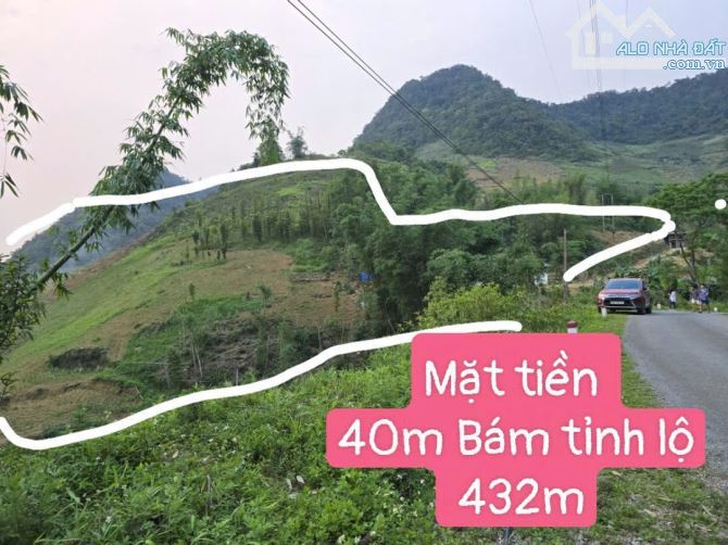 Chỉ 1,8 tỷ,gần 8000 Mai Châu,bám đường 432 khoảng 50m,gần hồ Sam Tạng,view núi rừng hùng v - 1