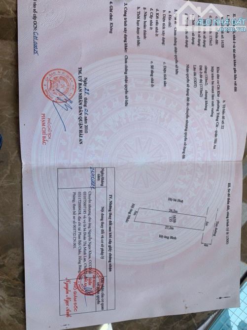 Bán lô đất mặt đường Cát Khê Tràng Cát - 1