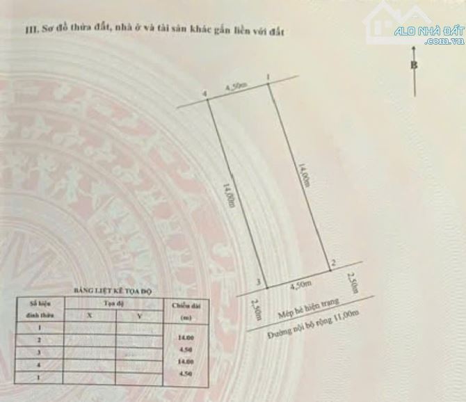 🌳Bán đất TĐC Cây Đa - tuyến 2 Bạch Thái Bưởi - 63m² - Giá 6,29 tỷ - 3