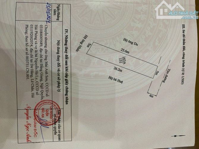 Bán lô đất mặt đường Cát Khê Tràng Cát - 2