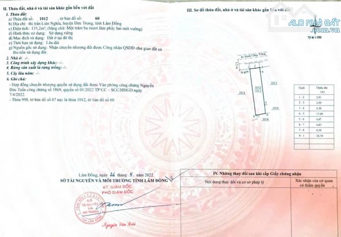 BÁN NHÀ MẶT TIỀN ĐƯỜNG ĐINH CÔNG TRÁNG – TRUNG TÂM THỊ TRẤN LIÊN NGHĨA ĐỨC TRỌNG - 3