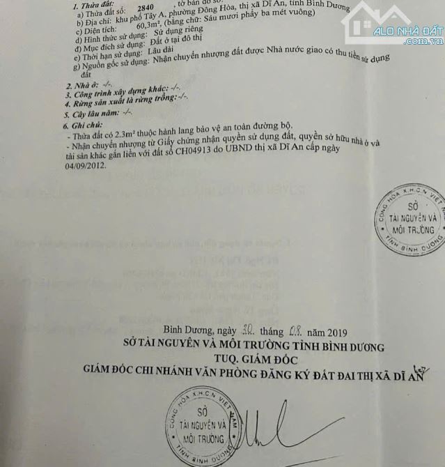 Bán nhà hẻm xe hơi sau siêu thị BigC Go Dĩ An Đông Hoà, trệt lầu ngang 4.7m - 4