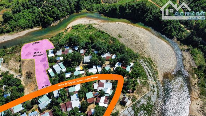 BÁN NHANH LÔ ĐẤT THỔ CƯ VIEW SÔNG SUỐI CỰC ĐẸP SƠN THÁI SÁT BÊN ĐƯỜNG  QL 27C - 5