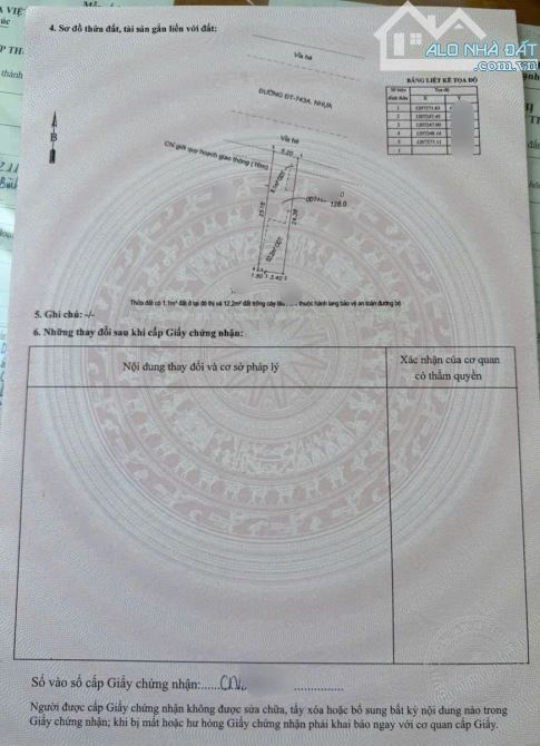 Đất đẹp 128m ngang 5m ngay ngã 3 Cây Điệp kinh doanh sầm uất Tp. Dĩ An - 6