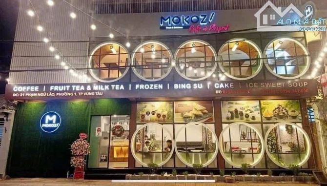 NHÀ MẶT TIỀN PHẠM NGŨ LÃO- ĐỐI DIỆN CÔNG VIÊN PHƯỜNG 1- TPVT- S=95m2 NGANG 13,6m- 14,5 TỶ