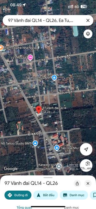 ĐẤT 2 MẶT TIỀN TRƯỚC SAU ĐƯỜNG VÀNH ĐAI 14-26: GIÁ 2.9 tỷ
