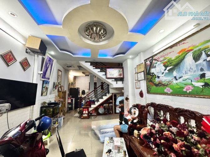 Nhà mới đẹp vào ở ngay, Lê Văn Thọ, ngang 4m, 2 tầng, diện tích: 48m2.
