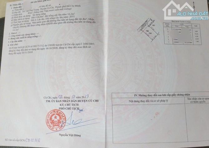 Bán nhanh căn nhà c4 Tân Phú Trung. Làm việc rõ ràng thì đi xem, khỏi mất thời gian. Miễcò