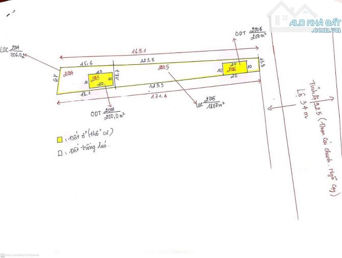 BÁN 2906m2 ĐẤT MẶT TIỀN TỈNH LỘ 925, HẬU GIANG