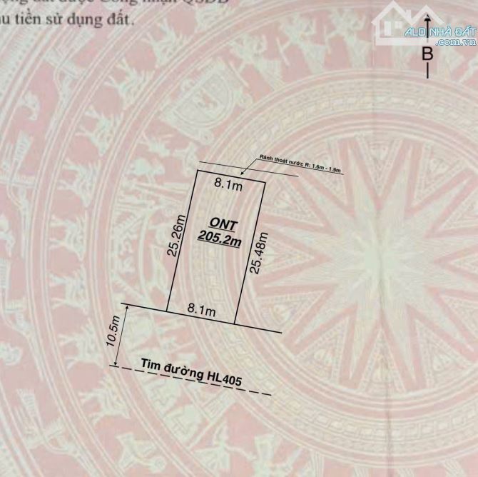 Bán lô đất huyện lộ 405 Thuận Thiên, Kiến Thụy, Hải Phòng   MẶT ĐƯỜNG HUYỆN LỘ 405