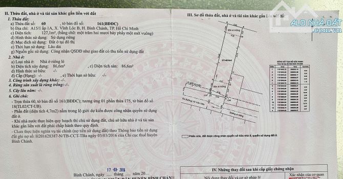 Bán gấp nhà sổ hồng hoàn công đủ đường 1A vào 2 sẹc ngắn