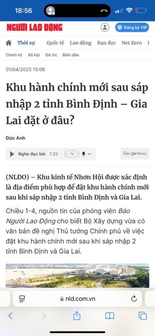 CHÍNH CHỦ MỞ BÁN ĐẤT KHU HÀNH CHÍNH MỚI NHƠN HỘI - KHE ĐÁ