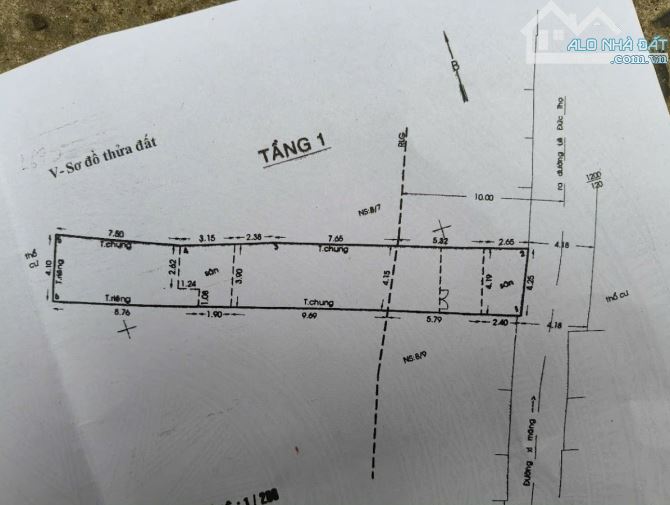 Bán nhà dt hiếm 110 m2 ,  HXH 7m ,  giá nhỉnh 8 tỷ Lê Đức Thọ