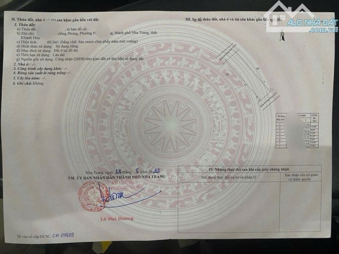 Bán nhà mặt đường Hoàn Kiếm , Phước Hoà , Nha Trang