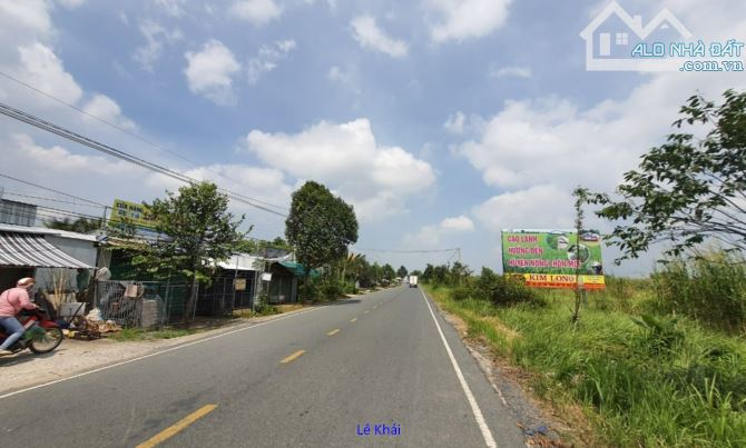 🔰 Bán đất 2 mặt tiền: 9.000m² (23m x 370m, thổ 270m², đất lúa) Đường ĐT 847, xã Mỹ Quý