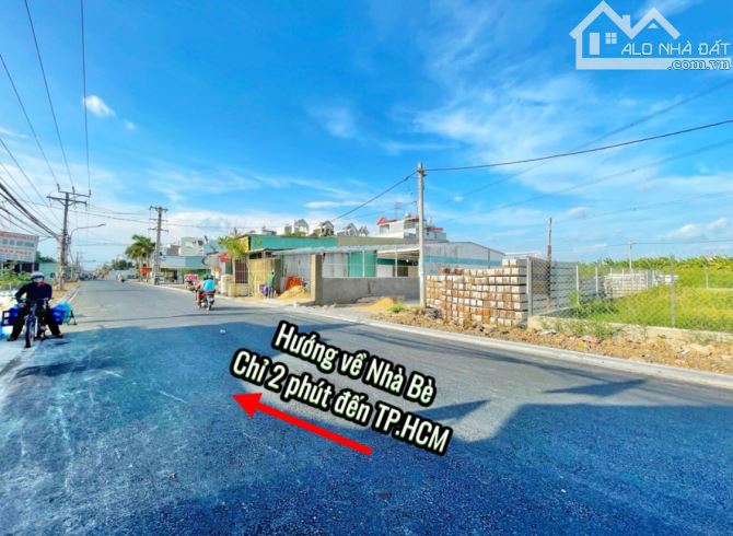 BÁN ĐẤT 5x30M, MẶT TIỀN ĐƯỜNG 826C, ẤP 4 LONG HẬU, GIÁ 4.5 TỶ