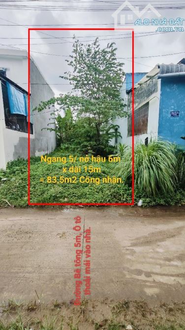 2.9 Tỷ- 83m²- Đất Full thổ cư- Ngang 5m Nở hậu- HXH- Long Phước Q9