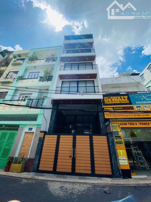 Cho thuê MT 113 Đường C18, P12 Tân Bình. 6x20m hầm 5 tầng có TM