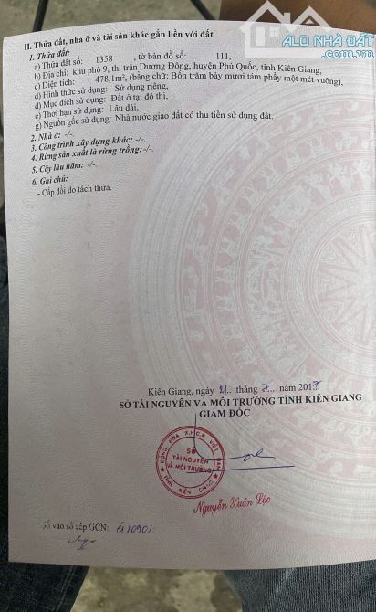Khu Đô Thị Bắc Dương Đông 67hecta 35 triệu/m2