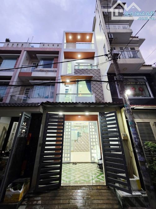 Bán nhà hẻm xe hơi 7m ngay Gò Xoài, BHHA, Bình Tân, 65m² (4 x 16) x 4 tầng, giá 6tỷ370