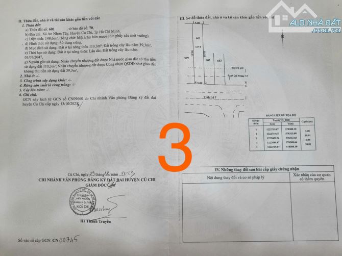 Cần bán 6 mảnh đất mặt tiền Tỉnh Lộ 7 nằm tại xã An Nhơn Tây, Củ Chi, Hồ Chí Minh - 1