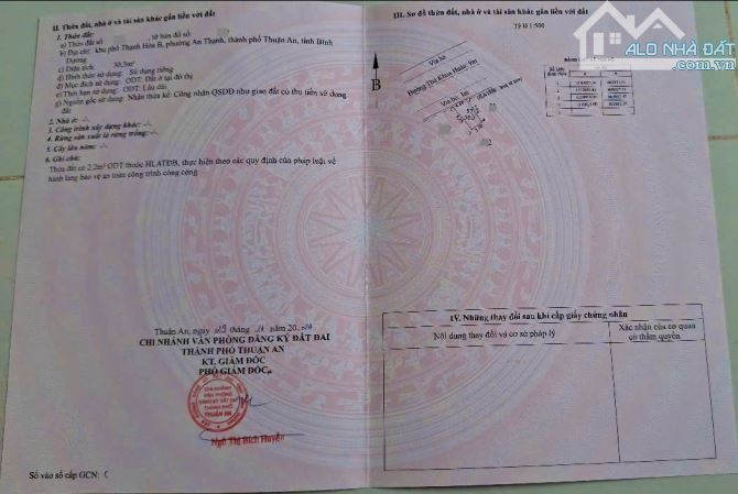 Bán nhà cấp 4 (4x8m), mặt tiền Thủ Khoa Huân p An Thạnh gần chợ Búng - 1