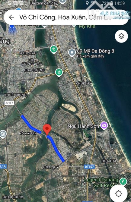 GẤP! BÁN ĐẤT 200M2 - 12,48 TỶ - MT VÕ CHÍ CÔNG - Q. CẨM LỆ - 1