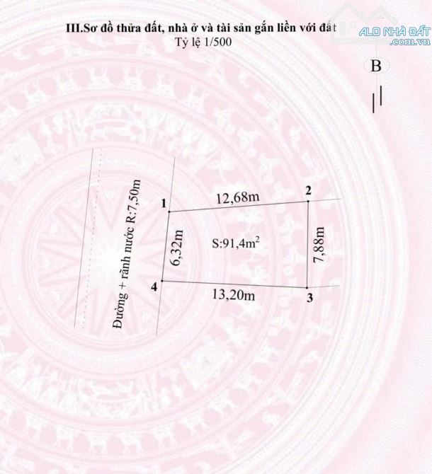 Lô đất siêu đẹp trục Bái Ngoài Hoa Động, kinh doanh buôn bán tốt , Ko 1 lỗi nhỏ - 1