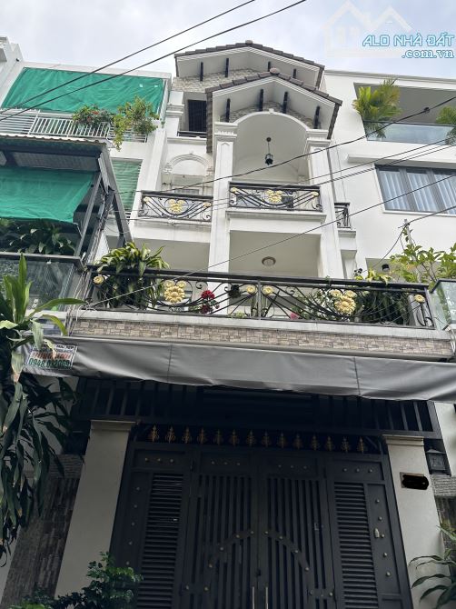 Hẻm 1 sẹc; ôtô đổ cửa gần Làng Hoa Gò Vấp - Lê Văn Thọ; 3 căn đến MẶT TIỀN; dtich 80m2*4T - 1
