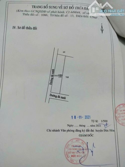 1,45 tỷ 💯 Bình tiền 2 - Đức Hòa Hạ  5,5 x20 tho cu, shr Giá 1 tỷ 450 - 1