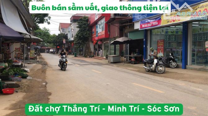 Bán đất chợ Thắng Trí - Minh Trí - Sóc Sơn - 99m2 - nhỉnh 2 tỷ - 1