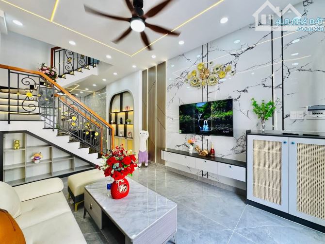BÁN NHÀ MỚI ĐẸP FULL NỘI THẤT GẦN NHÀ VHTN QUẬN GÒ VẤP ĐƯỜNG NGUYỄN VĂN LƯỢNG P16 5,85 TỶ - 1