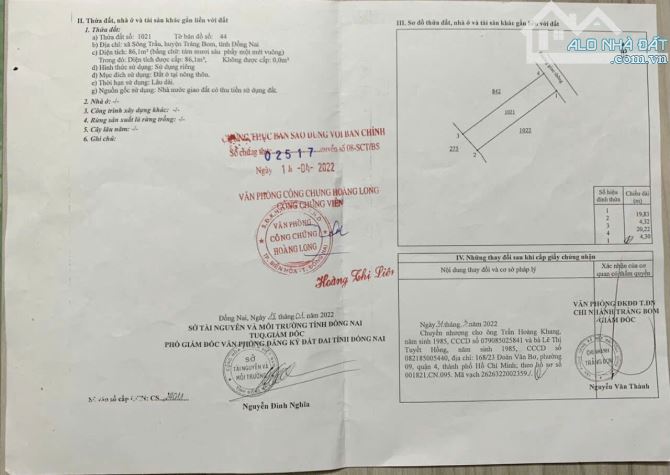 Tin được không? Đất nền ngay KCN Bàu Xéo và Vành Đai 4, 86m2 full thổ, chỉ 660 triệu - 1
