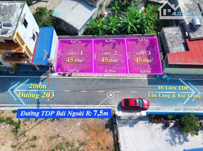 ‼️Mặt đường thôn trải nhựa Hoa Động - Thuỷ Nguyên ✅ kinh doanh buôn bán👉 giá hơn 2 tỷ - 1