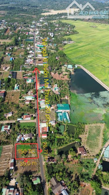 💥  ĐẤT PHƯỜNG EA KAO(27X35M) - TP.BUÔN MA THUỘT. TC:150 . 💰  GIÁ 4 TỶ - 1