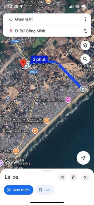 ĐƯỜNG BÙI CÔNG MINH- TT PHƯỚC HẢI - CÁCH BÃI TẮM CHỈ 1KM 🌈 Diện tích : 487.5m2 - 1
