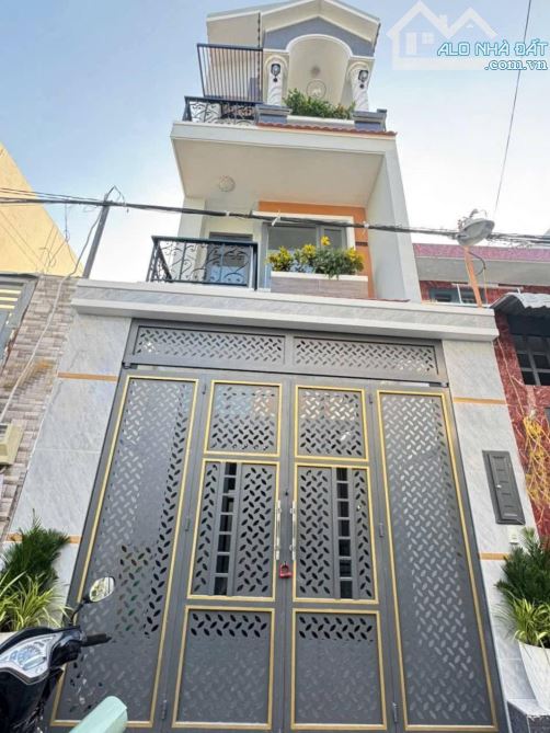 BÁN NHÀ HẺM XE HƠI 5m - 60.4m2 (4 x 15), 3 TẦNG, 4PN, LÒ LU, TRƯỜNG THẠNH, QUẬN 9 - 14