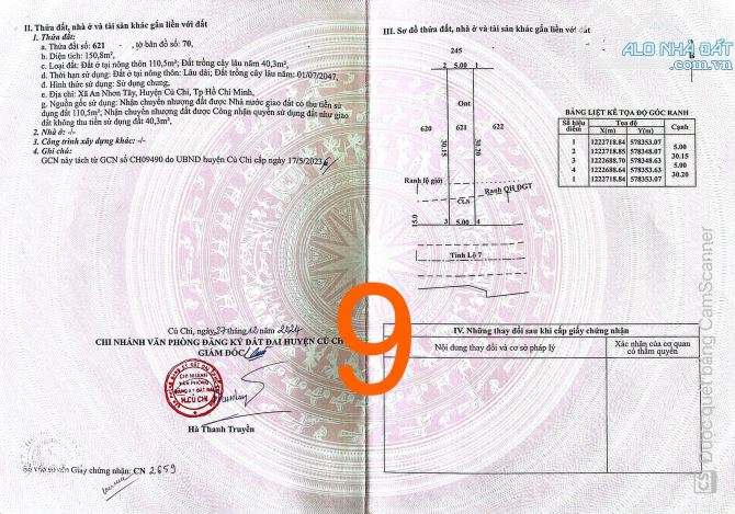 Cần bán 6 mảnh đất mặt tiền Tỉnh Lộ 7 nằm tại xã An Nhơn Tây, Củ Chi, Hồ Chí Minh - 2