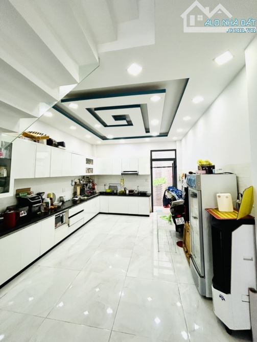 Nhà 4 tầng , mặt tiền KDC Kiều Đàm , nhà mới , 4 x 20 , 4PN , giá 13.x tỷ - 2