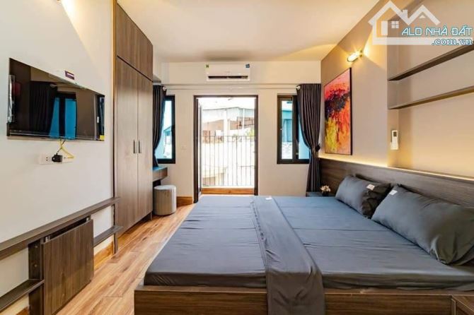 TÒA CHDV 7 TẦNG THANG MÁY 60M2 MT 5,6M  NGÕ THÔNG 17 PHÒNG TẠI PHỐ MINH KHAI - 2