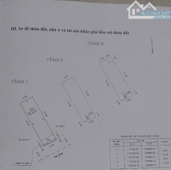 💥Hoàng Bật Đạt - P.15 - Q.Tân Bình - Hẻm 10M - Sát mặt tiền 👉6,6 TỶ - 60M2 - 3 Tầng Đúc - 2