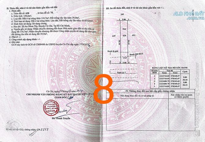 Cần bán 6 mảnh đất mặt tiền Tỉnh Lộ 7 nằm tại xã An Nhơn Tây, Củ Chi, Hồ Chí Minh - 3