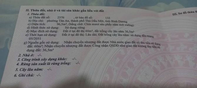 Bán 95m2 Đất Mặt Tiền Nhựa 4m  Nhánh Đx132 Tân An, Thủ Dầu Một_Giá 1.58Tỷ - 3