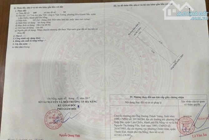 Bán đất  47B  BÀU MẠC 6, phường Hoà Khánh Bắc, quận Liên Chiểu, tp Đà Nẵng - 3