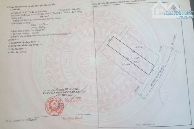 BÁN ĐẤT NỀN DỰ ÁN TẠI ĐÀ LẠT – PHƯỜNG 4, TP. ĐÀ LẠT - 3