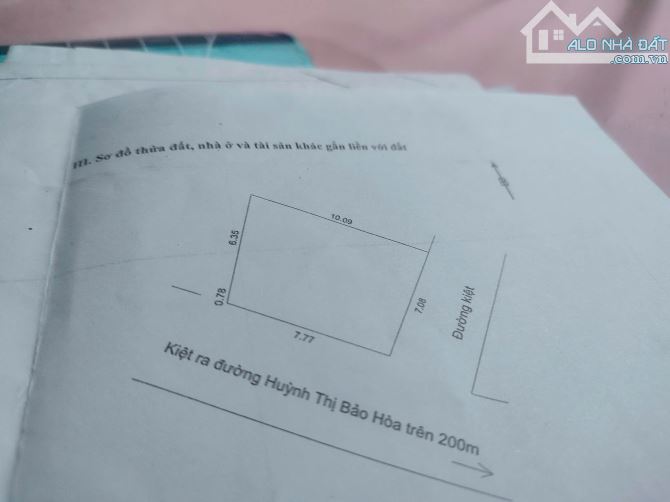 RẺ Với 1t59 có 62m Đất sạch đẹp 2 Mặt Kiệt ô tô Huỳnh Thị Bảo Hòa| liên chiểu - 3